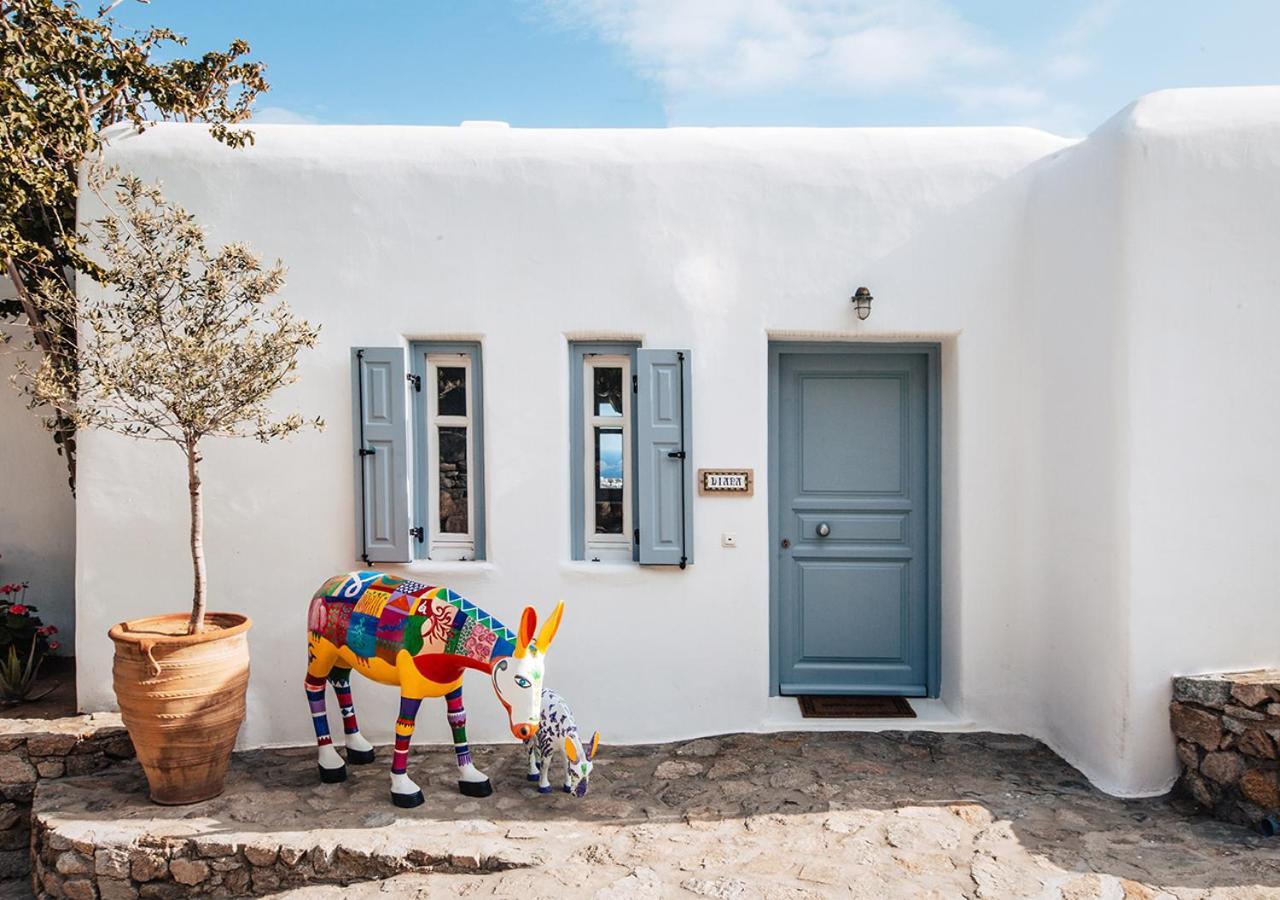 Diana Villa Mykonos Agios Ioannis Diakoftis المظهر الخارجي الصورة